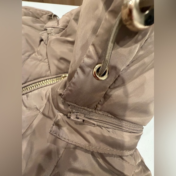 Women’s Long Quilted Belted Puffer Coat | Hooded Warm Winter Jacket | Size XS - Picture 14 of 16